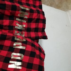 Victoria's secret PINK flannel pj shorts